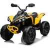 Can-Am Renegade - Quad Électrique Enfants 12V - 4x4 - 3 à 7 ans - Jaune