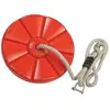 KBT - Disque de balancoire rouge en plastique pour tyrolienne