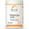 Be-Life Vitamines K2 + D3 1000 30 gélules