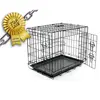 Cage de transport pour chien fer pliable 2 portes Tp Duvoplus Topline TU