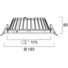 Sylvania Insaver slim g2 ugr19 175 13w 1700lm 840