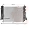 International Radiators Radiateur refroidissement moteur VAN WEZEL 43012704 - Réf. 43012704