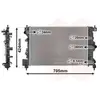 International Radiators VAN WEZEL Radiateur moteur pour OPEL: Mokka & CHEVROLET: Aveo (Ref: 37002666)