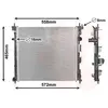 International Radiators Radiateur refroidissement moteur VAN WEZEL 33002425 - Réf. 33002425