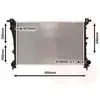 International Radiators Radiateur refroidissement moteur VAN WEZEL 17012709 - Réf. 17012709