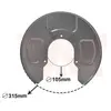 Déflecteur de disque de frein VAN WEZEL 5878374 - Réf. 5878374