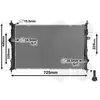 International Radiators Plus Radiateur refroidissement moteur VAN WEZEL 09012710 - Réf. 09012710