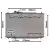 International Radiators Radiateur refroidissement moteur VAN WEZEL 25002306 - Réf. 25002306