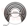 Déflecteur de disque de frein VAN WEZEL 5897373 - Réf. 5897373