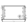 International Radiators Radiateur refroidissement moteur VAN WEZEL 17002390 - Réf. 17002390