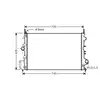 International Radiators Plus Radiateur, refroidissement du moteur VAN WEZEL, par ex. pour Opel, Fiat