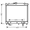 Radiateur, refroidissement du moteur 52002109 International Radiators 52002109