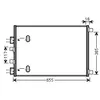 Condenseur, climatisation 43005422 International Radiators 43005422