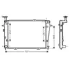 International Radiators Plus Van Wezel Radiateur Moteur Pour Kia Sportage Version : 2.0 De 2004 À 2010