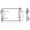 International Radiators Radiateur refroidissement moteur VAN WEZEL 82002203 - Réf. 82002203