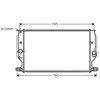 International Radiators Radiateur refroidissement moteur VAN WEZEL 53002402 - Réf. 53002402