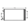 Condenseur, climatisation 43005449 International Radiators 43005449