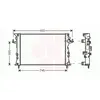 International Radiators VAN WEZEL Radiateur moteur pour RENAULT: Laguna, Espace (Ref: 43002438)