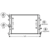 International Radiators Plus Radiateur refroidissement moteur VAN WEZEL 58002289 - Réf. 58002289