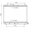 Radiateur refroidissement moteur VAN WEZEL 52002122 - Réf. 52002122