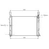 International Radiators VAN WEZEL Radiateur moteur pour RENAULT: Kangoo (Ref: 43002472)