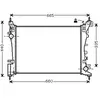 International Radiators VAN WEZEL Radiateur moteur pour OPEL: Corsa, Adam (Ref: 37002574)