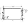 International Radiators Radiateur refroidissement moteur VAN WEZEL 01002101 - Réf. 01002101