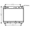 Radiateur, refroidissement du moteur 53002358 International Radiators 53002358