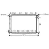 International Radiators Radiateur refroidissement moteur VAN WEZEL 13002249 - Réf. 13002249