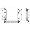 International Radiators VAN WEZEL Radiateur moteur pour FORD: Ka, StreetKa (Ref: 18002373)