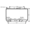 International Radiators VAN WEZEL Radiateur moteur pour DAEWOO: Rezzo, Tacuma (Ref: 81002053)