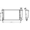International Radiators Radiateur refroidissement moteur VAN WEZEL 40002262 - Réf. 40002262