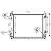 International Radiators Radiateur refroidissement moteur VAN WEZEL 03002231 - Réf. 03002231