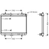 International Radiators Plus Radiateur refroidissement moteur VAN WEZEL 40002267 - Réf. 40002267