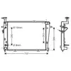 International Radiators Plus Radiateur refroidissement moteur VAN WEZEL 82002127 - Réf. 82002127