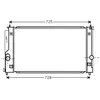 International Radiators Radiateur refroidissement moteur VAN WEZEL 53002334 - Réf. 53002334