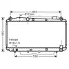 Radiateur refroidissement moteur VAN WEZEL 53002348 - Réf. 53002348