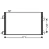 International Radiators VAN WEZEL Condenseur, climatisation pour RENAULT: Clio (Ref: 43005347)