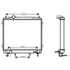 International Radiators VAN WEZEL Radiateur moteur pour HYUNDAI: Terracan (Ref: 82002146)
