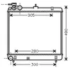 Radiateur, refroidissement du moteur 82002192 International Radiators 82002192