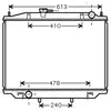 International Radiators VAN WEZEL Radiateur moteur pour NISSAN: Terrano (Ref: 13002300)