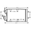 Condenseur, climatisation 37005454 International Radiators 37005454