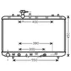 Radiateur refroidissement moteur VAN WEZEL 52002085 - Réf. 52002085