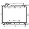 International Radiators VAN WEZEL Radiateur moteur pour SUZUKI: Grand Vitara (Ref: 52002105)