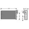 VAN WEZEL Radiateur de chauffage pour CITROËN: C4 (Ref: 09006239)