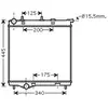 Radiateur, refroidissement du moteur 40002288 International Radiators 40002288