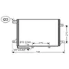 Condenseur, climatisation 30005382 International Radiators 30005382