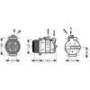 International Radiators Plus Compresseur de climatisation VAN WEZEL 3000K393 - Réf. 3000K393