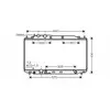 International Radiators Van Wezel Radiateur Moteur Pour Honda Civic Version : 1.4 De 2006 À 2012