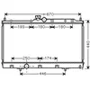 International Radiators Plus Radiateur refroidissement moteur VAN WEZEL 32002199 - Réf. 32002199